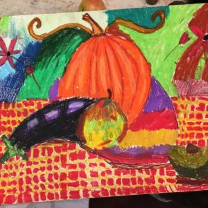 Autumn harvest painting