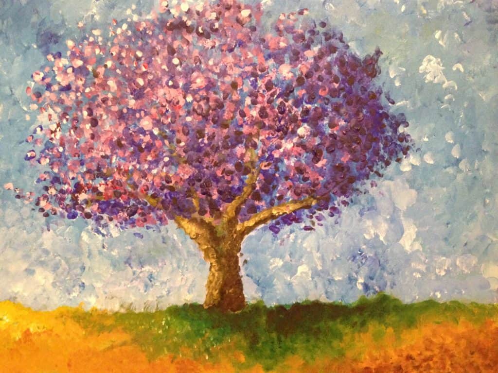 Oil painting by Mara, 11 years old