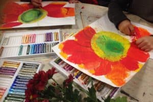 Art Club in progress