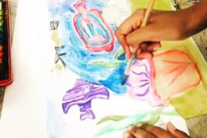 Holiday club in progress